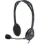 Audífonos Diadema Logitech H111 - Micrófono Supresión Ruido, Jack 3.5mm