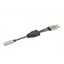 Adaptador Manhattan 356121 Audio 3.5mm 1H a 2M - Divisor para Auriculares y Micrófono