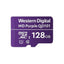 Memoria WD Purple 128GB microSDXC - Videovigilancia 24/7, Clase 10, Resistente