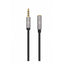 Cable Audio Estéreo Manhattan 356039 3.5mm Macho-Hembra 2M Aluminio