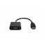 Adaptador ACTECK Shift Plus HDMI a VGA 20cm 4K Plateado Dorado