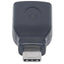 Adaptador USB Manhattan 354646 - USB 3.1 Tipo-C, Negro