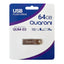 Memoria USB Quaroni QUM-03 64GB Metálica - Compatible Android/Windows/Mac