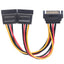 Cable Y de Alimentación SATA Manhattan 354554 - Alimenta 2 Drivers, 15cm