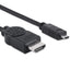 Cable HDMI Manhattan 324427 - Micro HDMI 2m Alta Velocidad Ethernet