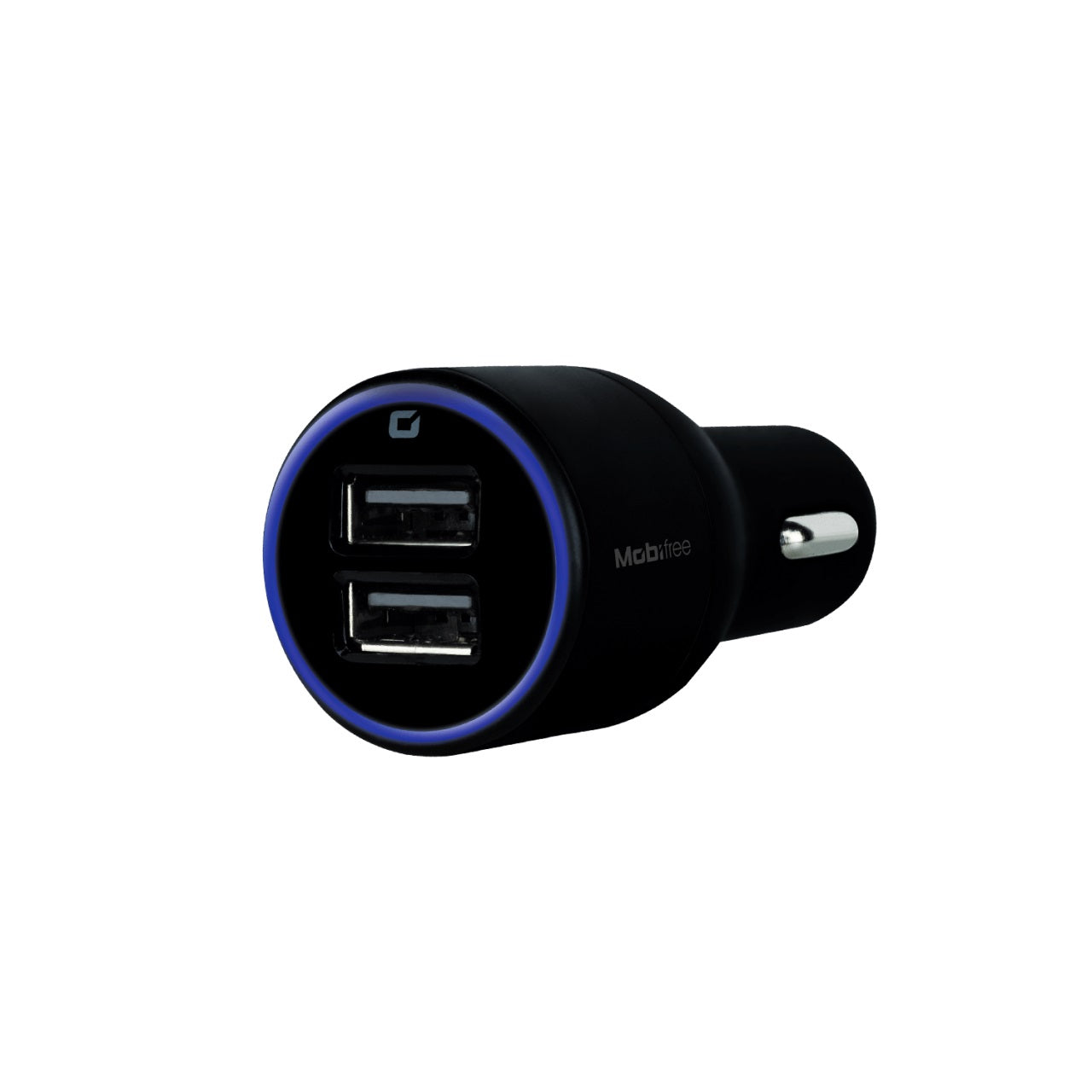 Cargador de Coche Mobifree 2 Puertos USB - Carga Rápida Negro