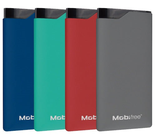 Cargador portátil Mobifree Power Bank 10000 mAh - Batería Externa Gris