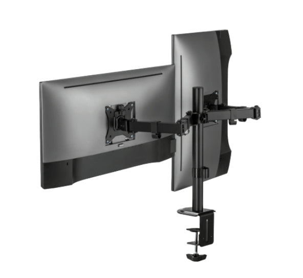 Soporte Doble para Monitor ACTECK ZONE SM490 - Estable y Espacioso