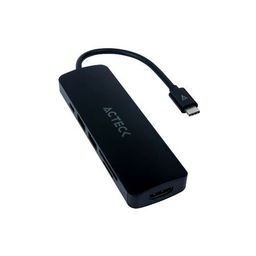 Hub Multipuestos Acteck DH660 6 en 1 - Conectividad Múltiple Imagen principal del producto