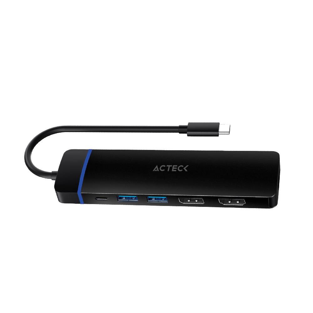 Hub USB 3.0 ACTECK DH676 Elite Series 8 en 1 - Conectividad múltiple Imagen principal del producto