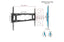 Soporte de Pared Barkan E400+ para TV 32 a 90 Pulgadas - Hasta 60kg, Negro