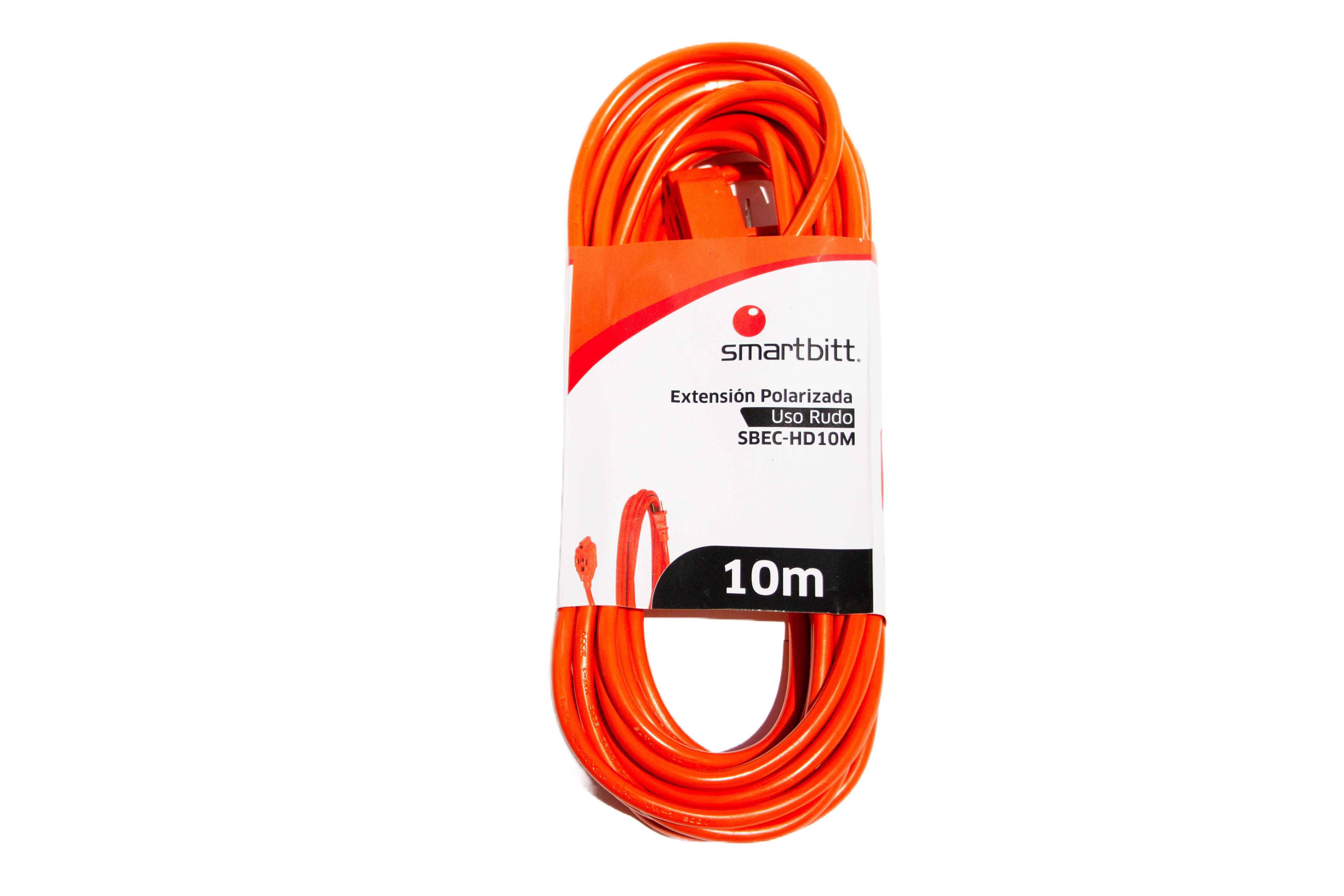 Extensión de Uso Rudo SMARTBITT SBEC-HD10M 10m - Naranja, 3 Contactos Imagen principal del producto