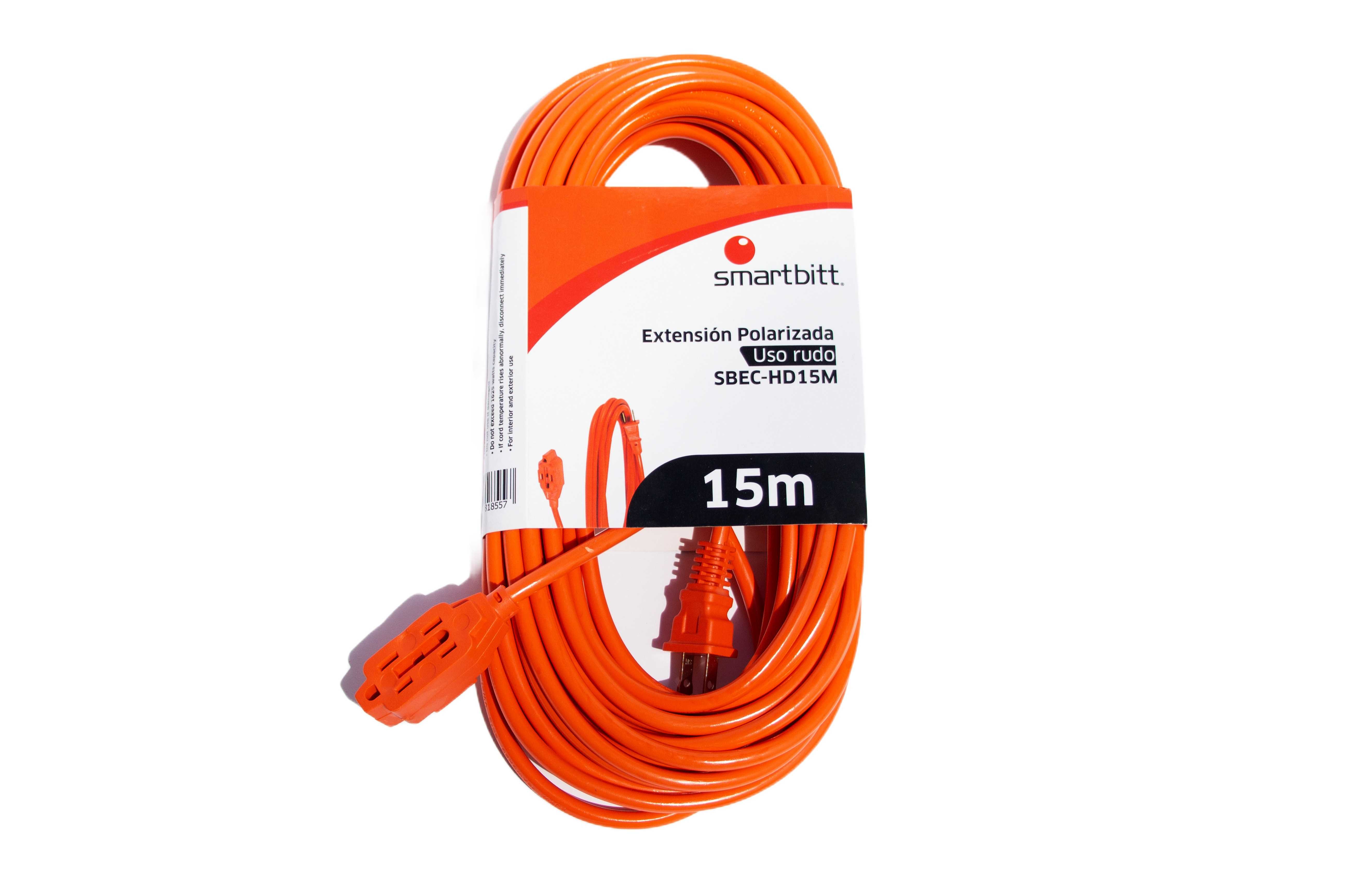 Extensión de Uso Rudo SMARTBITT SBEC-HD15M 15m Naranja - 3 Contactos Imagen principal del producto