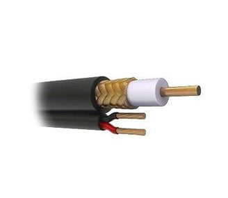 Bobina Coaxial RG-59 WAM 305 Metros - Cable Negro Siamés Profesional