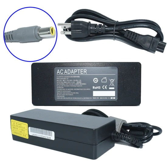 Cargador Genérico para Laptop Lenovo 90W 20V - Conector 7.7x5.5mm Imagen principal del producto
