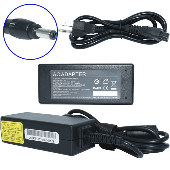Cargador Genérico para Laptop Toshiba Mini 40W 19V - Conector 5.5x2.5mm