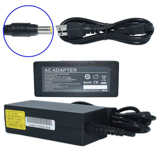 Cargador Laptop GENERICO 65W 18.5V - Compatible HP Punta Amarilla Imagen principal del producto