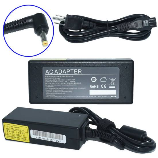 Cargador Genérico para Laptop HP Mini 40W 19V - Conector 4.0x1.7mm Imagen principal del producto