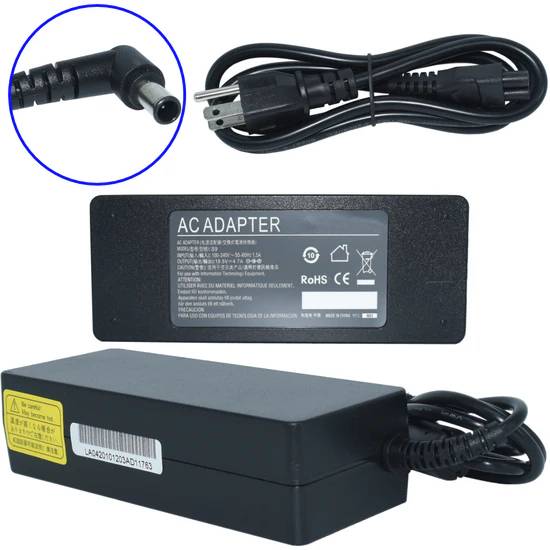 Cargador Genérico Sony VAIO 90W 19.5V - Adaptador AC de Alta Potencia