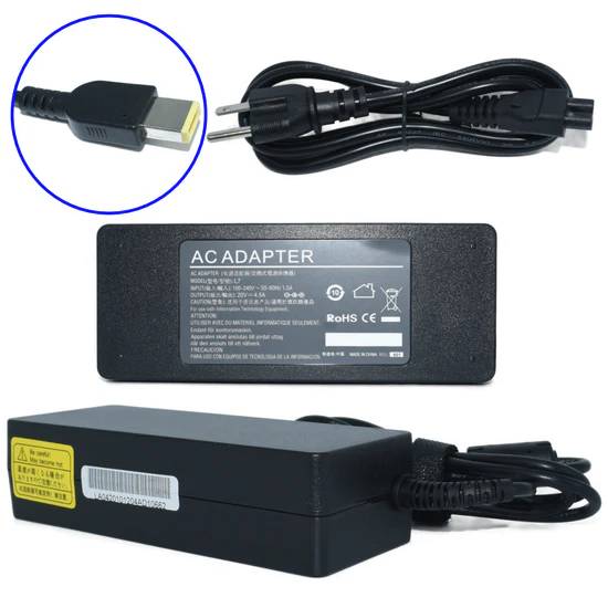 Cargador Lenovo 90W 20V 4.62A - Adaptador AC Genérico Cuadrado Imagen principal del producto