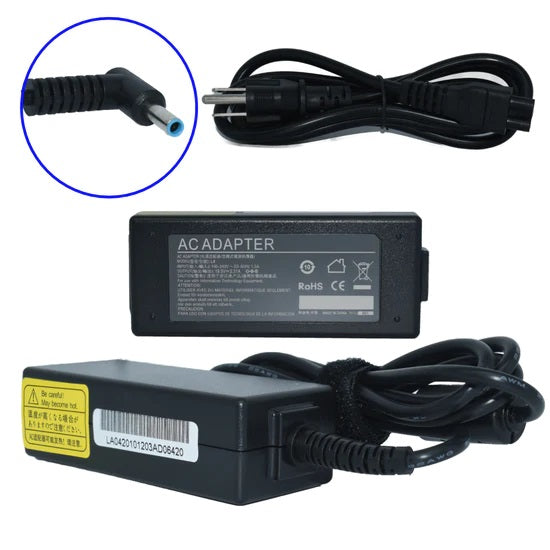 Cargador Genérico 45W para Laptop HP - 19.5V 2.31A Conector 4.5x3.0mm