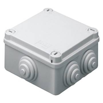 Caja Estanca PVC Hikvision GW-44-024 - IP55, 6 Entradas, 100x100x50mm