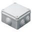 Caja Estanca PVC Hikvision GW-44-024 - IP55, 6 Entradas, 100x100x50mm