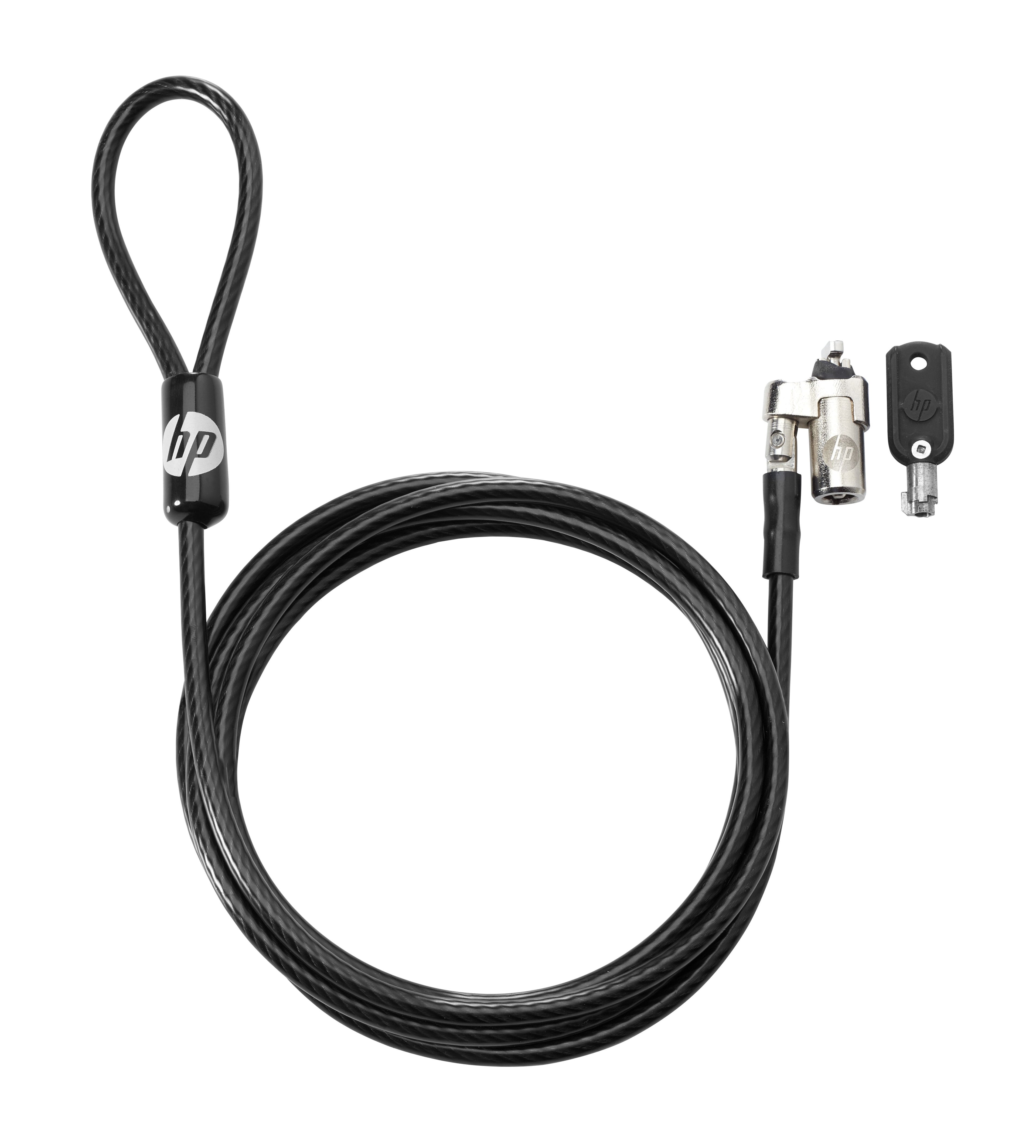 Candado de seguridad HP T1A62AA - Acero galvanizado, 1.83 m, para Laptops