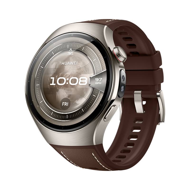 Smartwatch Huawei Watch 5 46mm Café - eSIM, Oxígeno en Sangre, X-TAP Imagen principal del producto