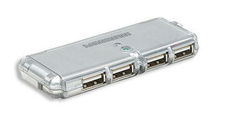Hub USB Manhattan 160599 - 4 Puertos USB 2.0 de Alta Velocidad Imagen principal del producto