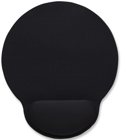 Mousepad Manhattan 434362 - Gel Negro, 23 x 30.5 cm