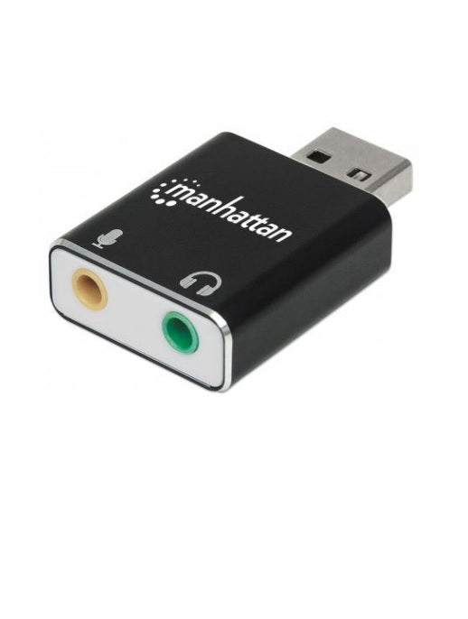 Adaptador USB-A Manhattan 152754 - Micrófono y Audio Estéreo 2.1 Imagen principal del producto