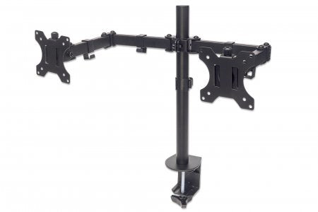 Soporte Manhattan 461528 para 2 Monitores - Brazos Articulados Dobles