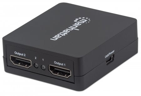 Video Splitter HDMI Manhattan 207652 - 2 Puertos, 1080p Full HD