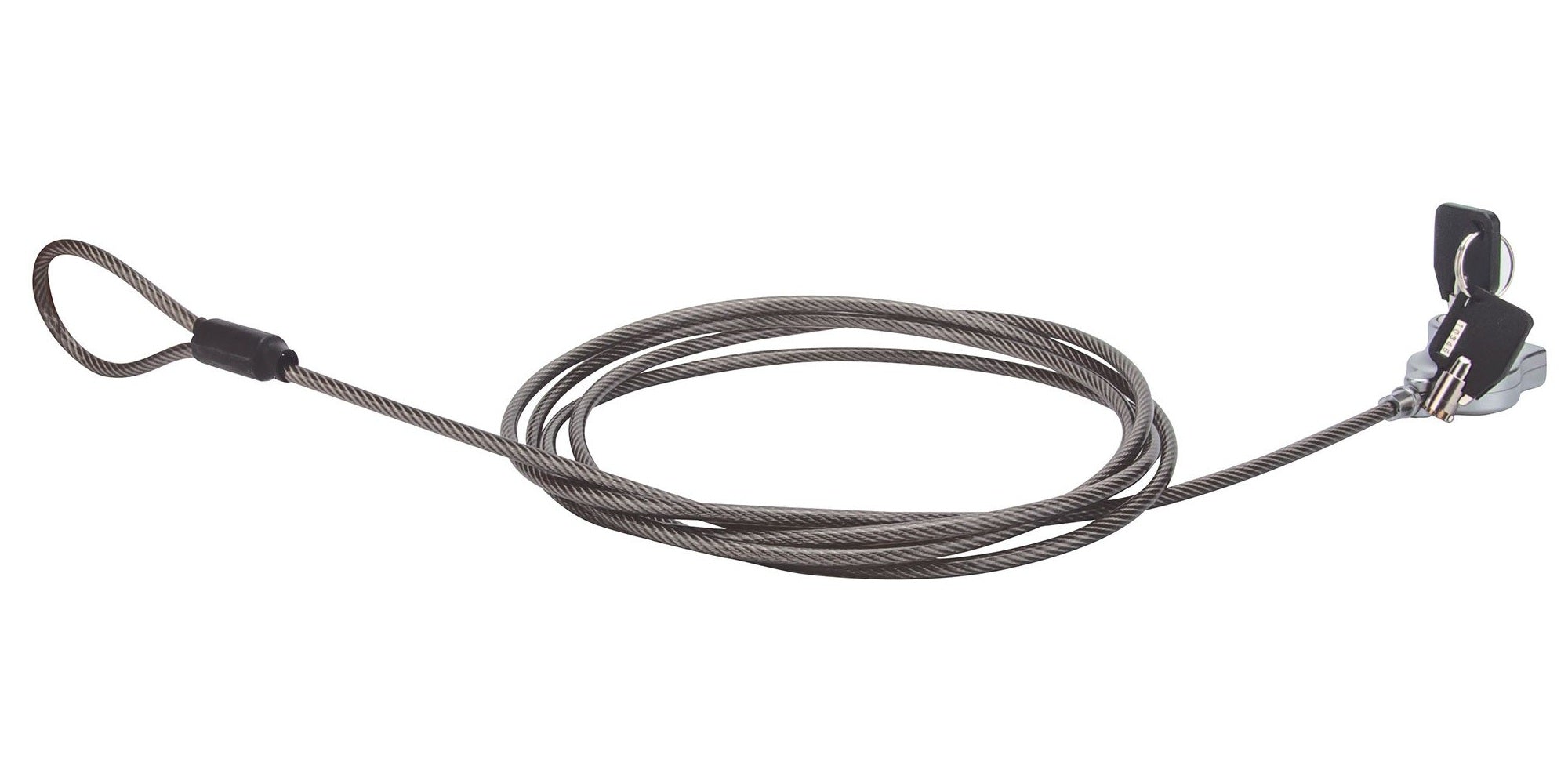 Candado de Seguridad Wedge N17 MANHATTAN 440295 - Cable Acero 2m, 2 Llaves