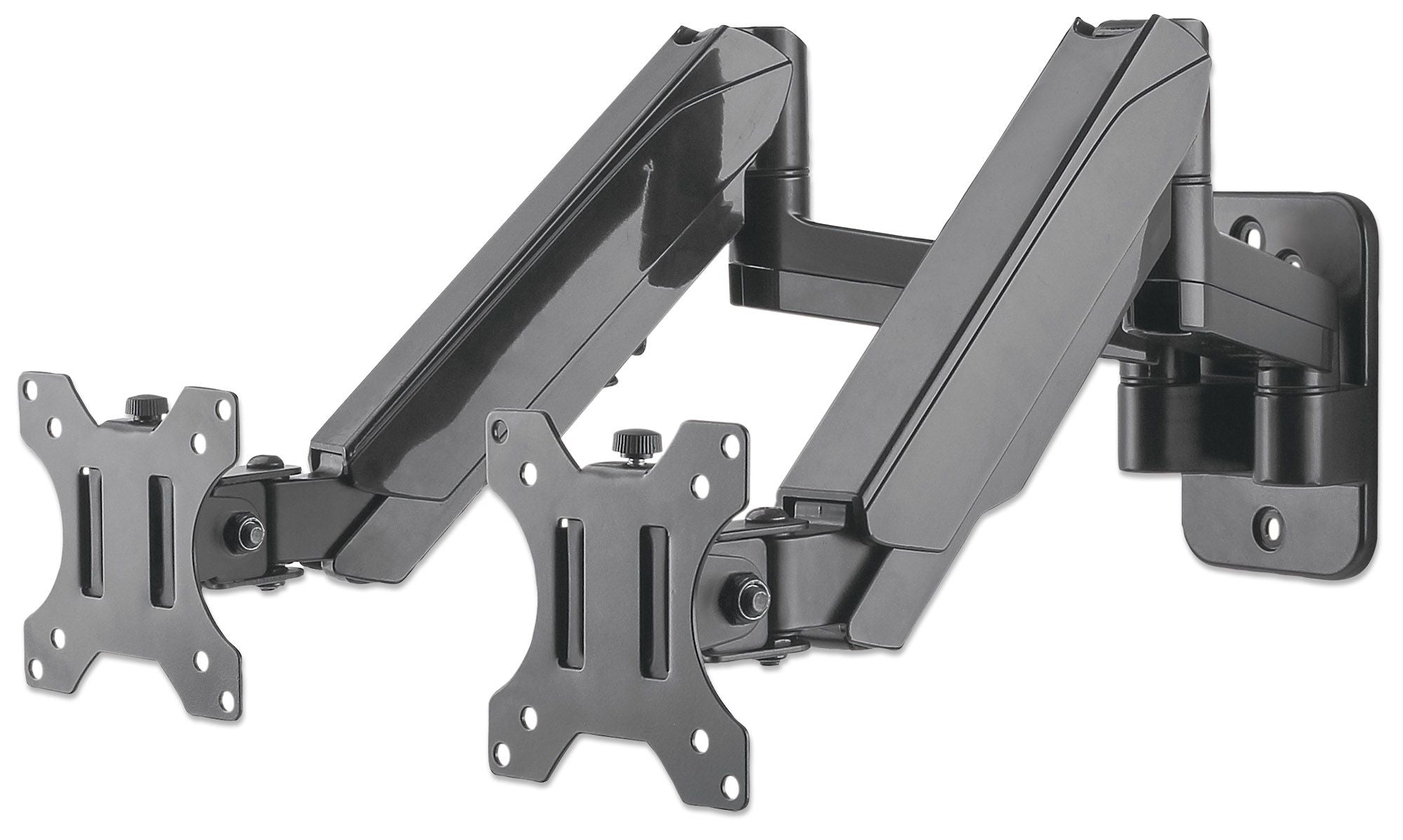 Soporte Universal para Dos Monitores MANHATTAN 461627 - Aluminio y Acero Imagen principal del producto