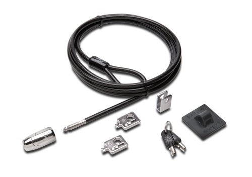 Cable de Bloqueo Kensington K64424WW 2.44m - Acero al carbono, Seguridad de Escritorio