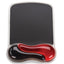 Alfombrilla Kensington Duo Gel P5116 - Reposamuñecas Integrado Rojo Negro