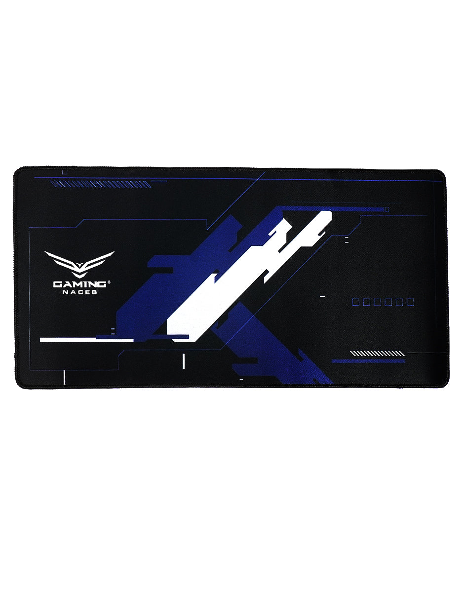 Mousepad Naceb NA-0959 30x60cm Gaming - Base Caucho, Superficie Microfibra Seda