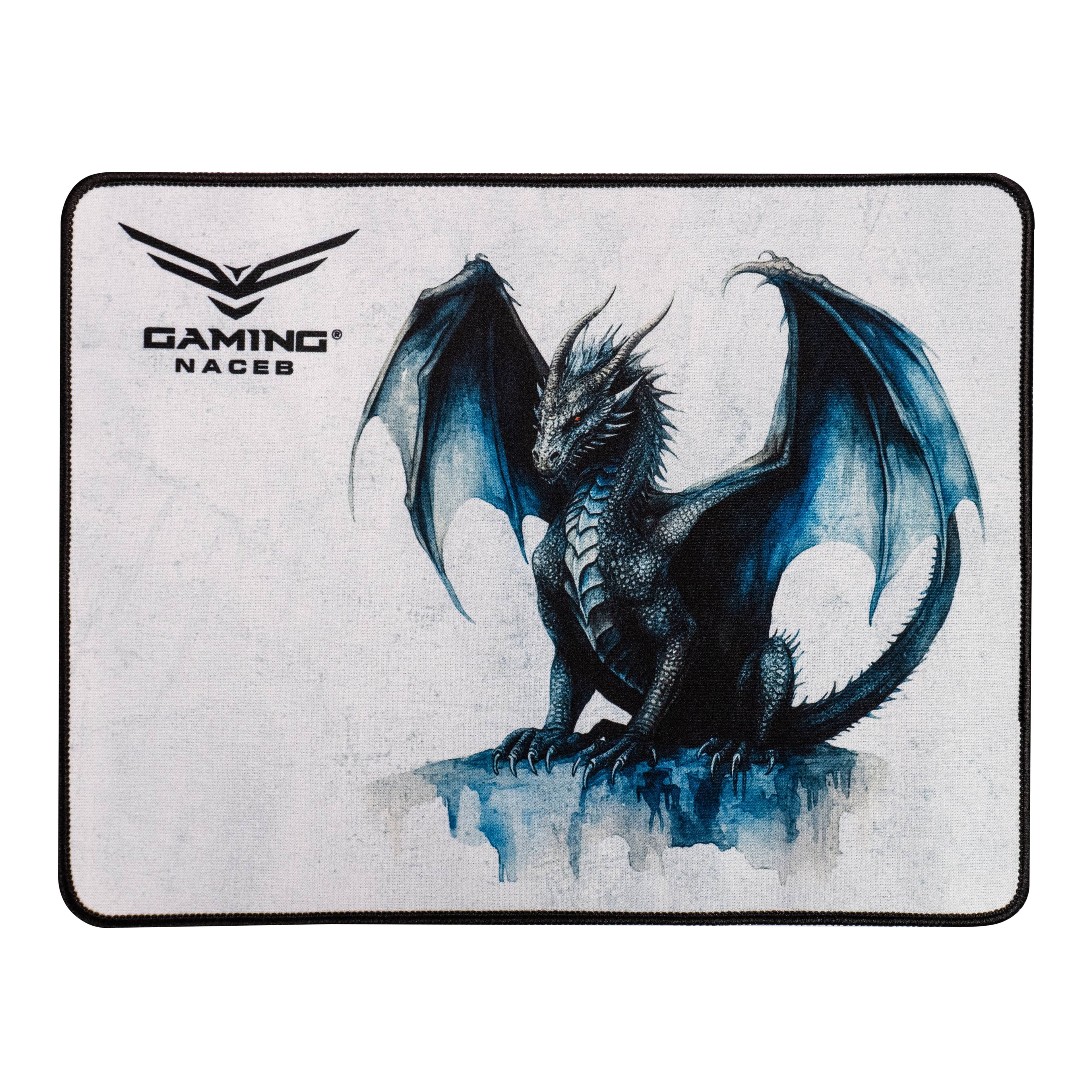 Mousepad Naceb Dragox II Gaming 32.6x25cm NA-0977 - Superficie Antideslizante