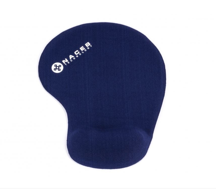 Mouse Pad Naceb Technology NA-549AZDE - Gel, Azul Marino, Ergonómico