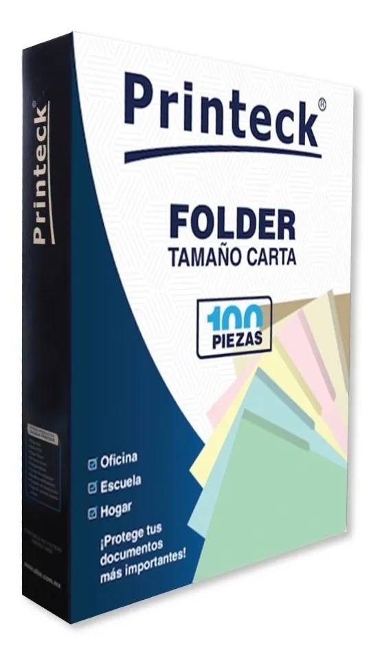 Folder Printeck Carta Nextep 8-040-1 - Color Crema, Capacidad 50 Hojas