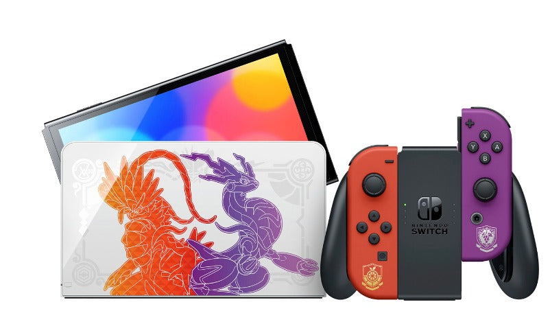 Consola Nintendo Switch OLED Versión Pokémon 64GB - Pantalla OLED, Portátil Imagen principal del producto