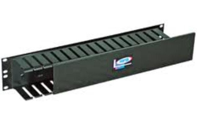 Organizador Horizontal NORTH SYSTEM Modelo NORTH109-BKL - Acero al Carbón Negro