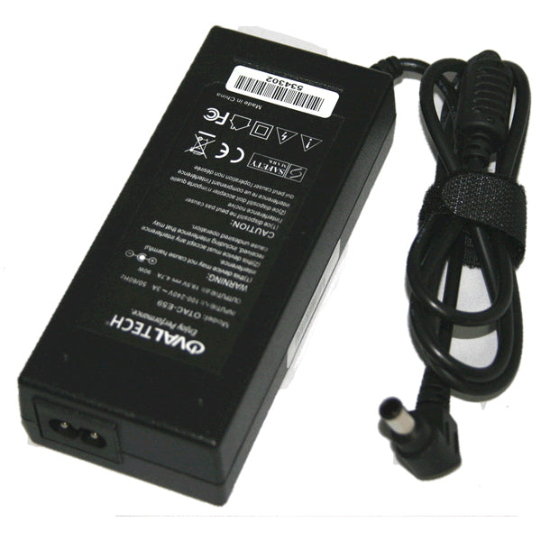 Cargador OVALTECH 90W 19.5V 4.74A para Laptop - Conector 6.0x4.4 + USB Imagen principal del producto