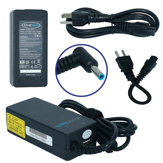 Cargador OVALTECH 45W 19.5V 2.31A para Laptop - Conector 4.5x3.0mm Imagen principal del producto