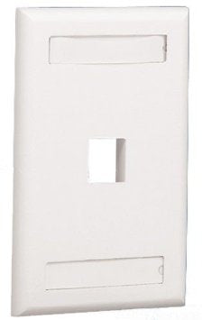 Placa de Pared PANDUIT NK1FWHY Blanca - Compatible con Sistemas de Cableado Imagen principal del producto