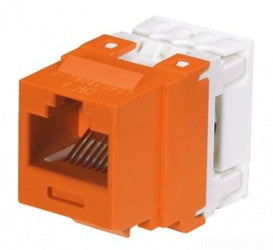 Jack RJ-45 PANDUIT CJ688TGOR - Conector Naranja profesional
