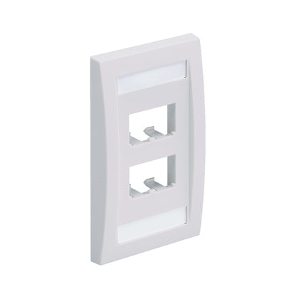 Placa Ejecutiva PANDUIT CFPE4WHY - Blanca, Instalación de Pared