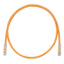 Cable de Parcheo PANDUIT UTPSP7ORY 7 Pies Cat6 - Naranja, Conexión Profesional